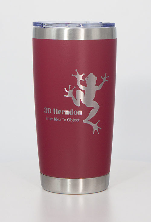3dherndon, logo, laser engraving, promotional products, art, creative, packaging