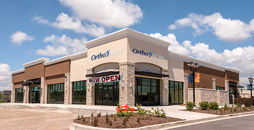 OrthoNow, architectural design, branding, marketing, Digital Marketing Strategy Infographic