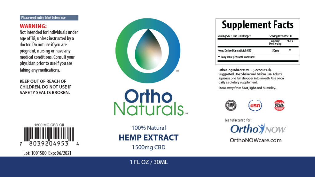 OrthoNow, CBD, OrthoNow, Creative Packaging Solution for Retail, product design, graphic design, collateral marketing, illustration, creative direction, marketing direction, Graphic Design