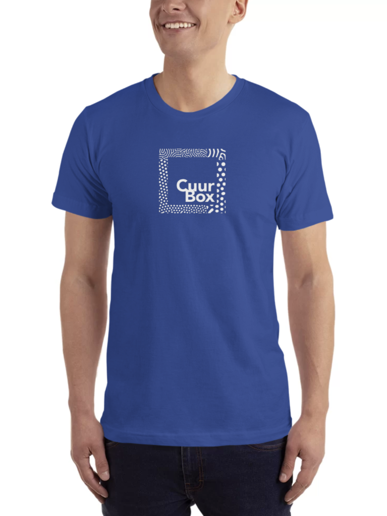 CUUR t-shirt logo design, graphic design, product, marketing, creative art