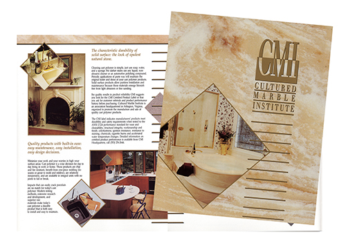 cmi, Cultured Marble Institute, Striking Visual Identity for Startups, Digital Marketing Strategy Infographic