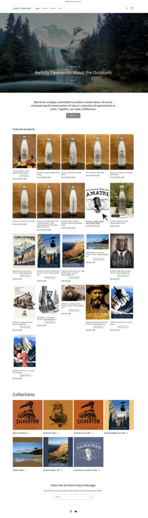 Website design, commercial sites, Shopify, graphic design, branding marketing graphic design creative services